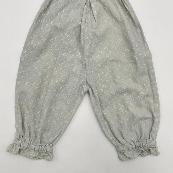 Akshu and Ing‎ Romper Overalls Tie Shoulders Gray Dots Lace Toddler Girl - Picture 9 of 10